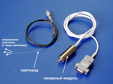 Дополнительный лазерный модуль и световод к аппарату Дополнительный лазерный модуль и световод к аппарату